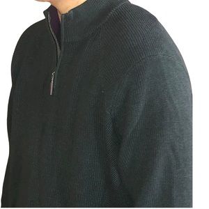 Ted Baker Green 1/2 zip Sweater size 6 brand new with tags